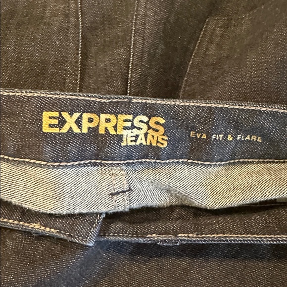 Express Dark Indigo Jeans - Eva Fit & Flare - Picture 2 of 6